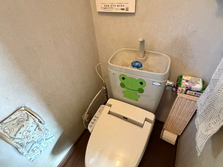 トイレ交換　高圧洗浄機
