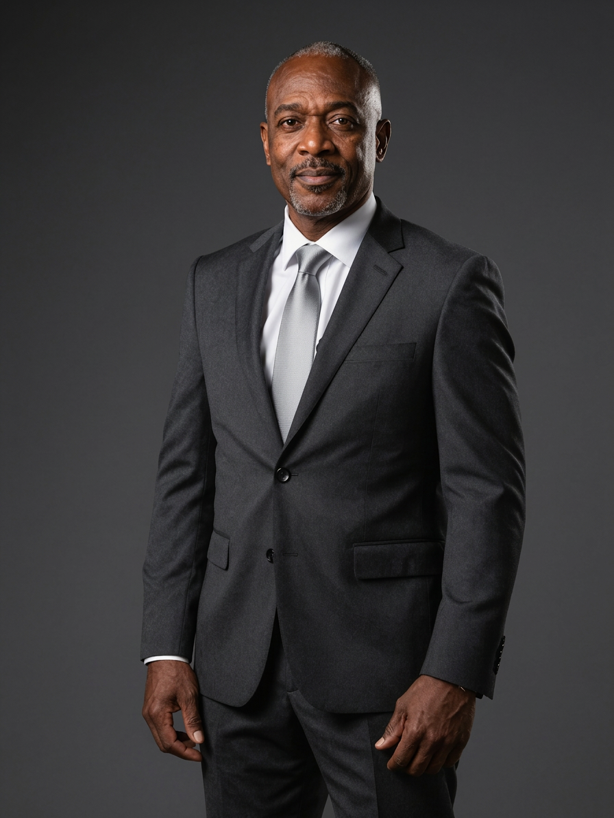 Executive portrait representing corporate advisory excellence