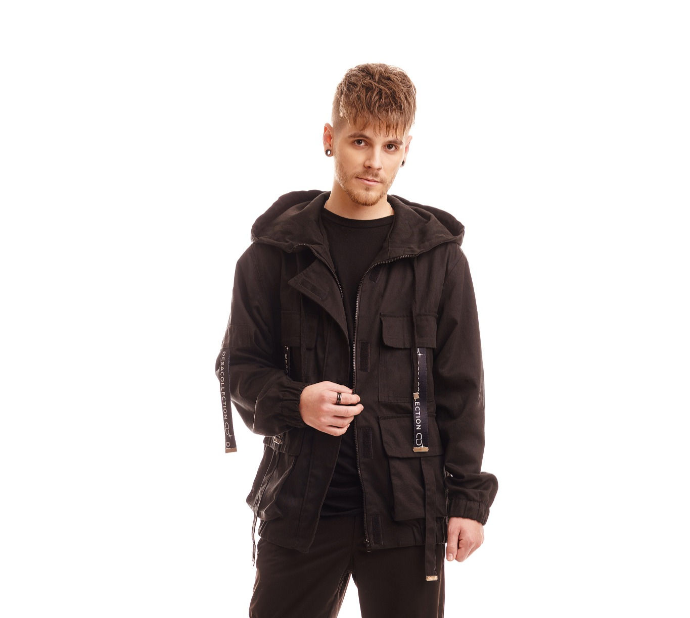 Pánska bunda s logami