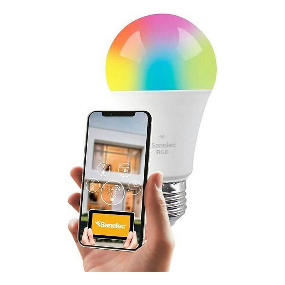 Miniatura: Foco Inteligente Led Sanelec Rgb 10w Wifi Modelo 1320
