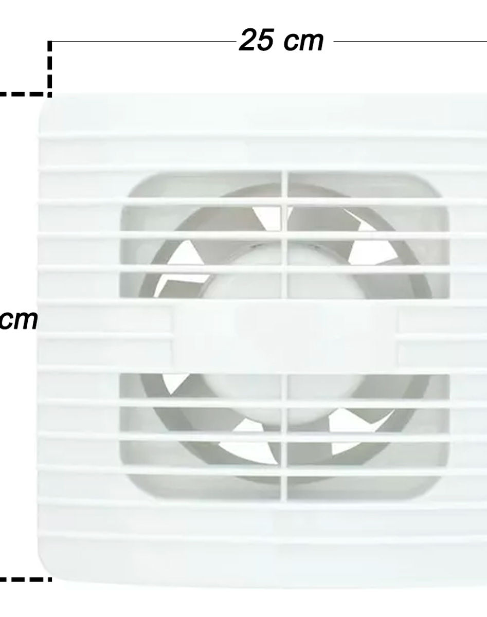 Miniatura: Extractor De Aire 8   24w Color Blanco Para Bano Sanelec
