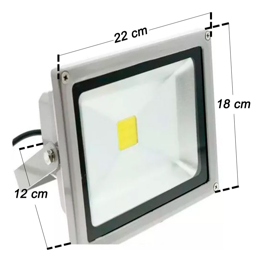 Miniatura: Reflector Led 30w Luminario Iluminación Exterior 2700 Lu