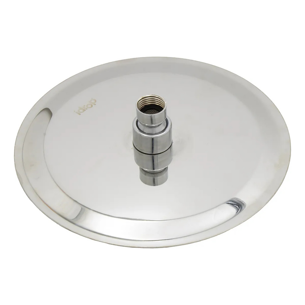 Miniatura: Regadera Acero Inox Cromada Redonda De 15cm Con Manerales