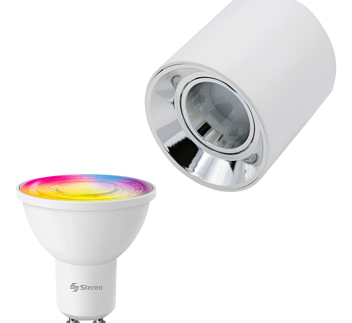 Lampara De Techo Moderna Bote Interiores Wi-fi Multicolor Bb