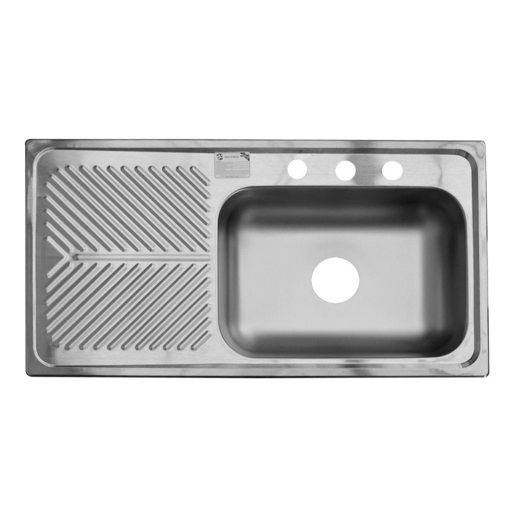 Fregadero Cocina Empotrar 1 Tina 101x54x15 Eb M201 Izquierda