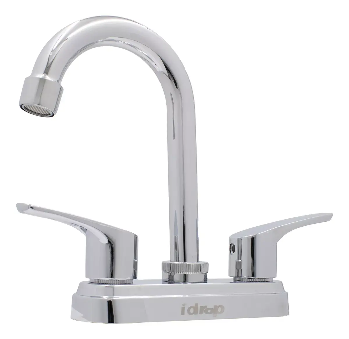 Llave Mezcladora Lavabo Cuerpo Metálico Maneral Pato Abs
