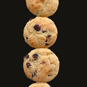 Sourdough Cranberry Orange Muffins
