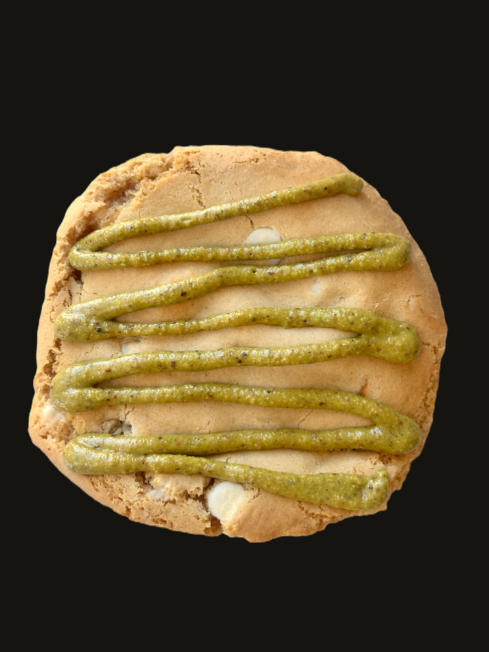 Pistachio Cream White Chocolate Cookies image