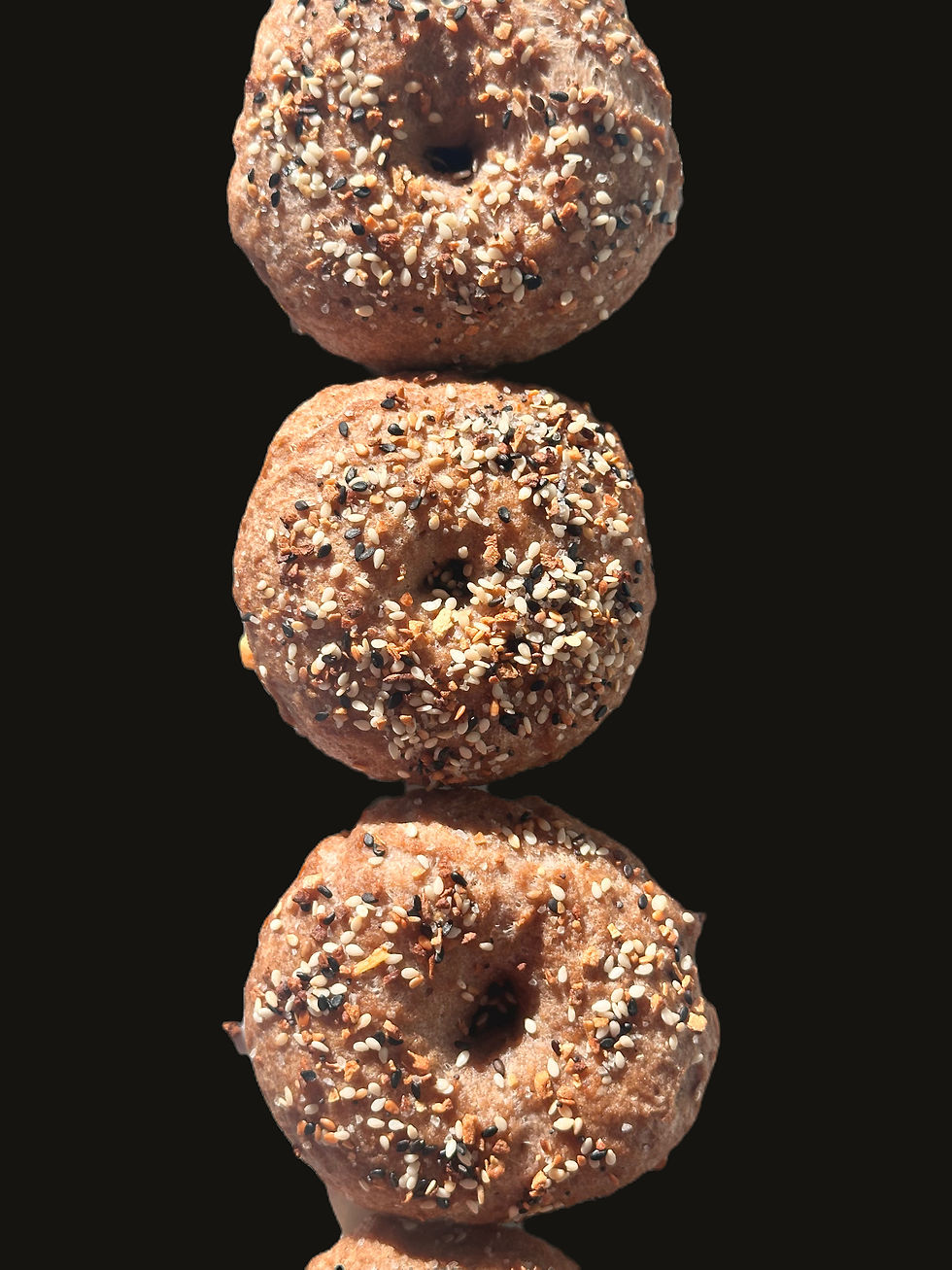 Vegan and GF Sourdough Mini Everything Bagels image