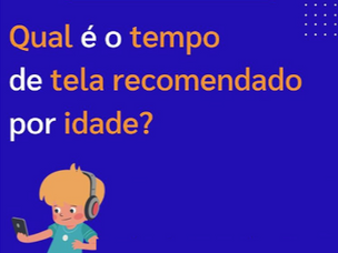 Saiba quanto tempo de tela uma criança deve ter.