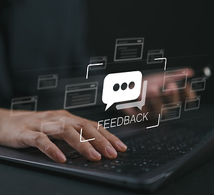 Manager collects information from customer satisfaction to develop products and services,