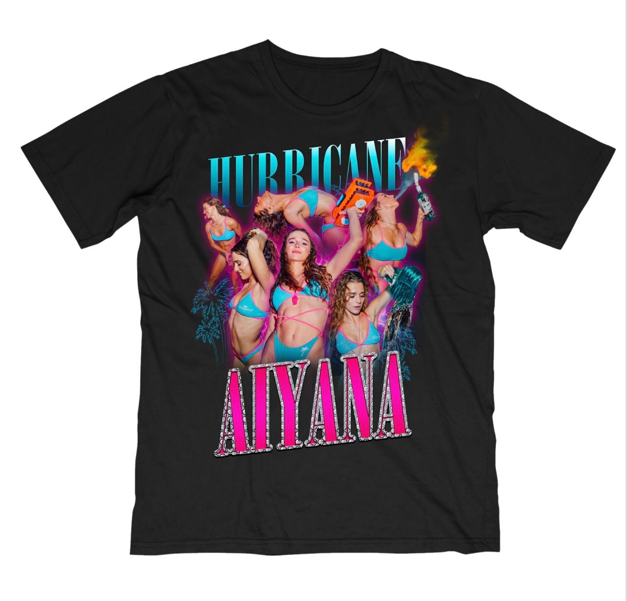 Hurricane Y2K T-shirt Black