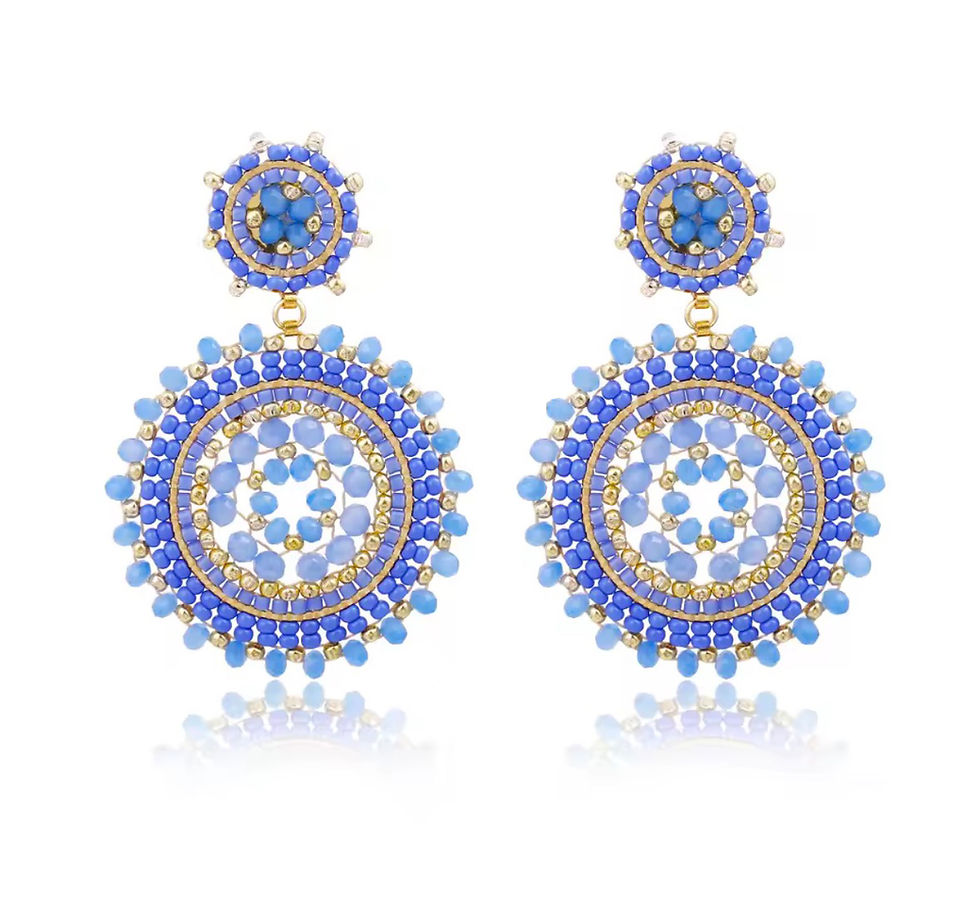 Thumbnail: Catalina Beaded Earrings 