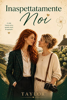 Copertina del romance saffico contemporaneo Inaspettatamente Noi di Taylor Nivienne