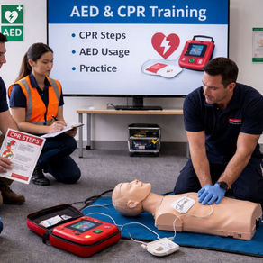 Onsite Workplace AED & CPR Training Auckland, Wellington & Christchurch