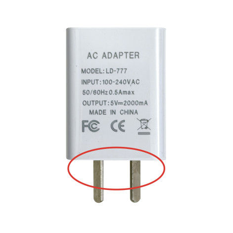 Recalled Electrical Products: Sylvan SLG02 Wif Hub power adapter