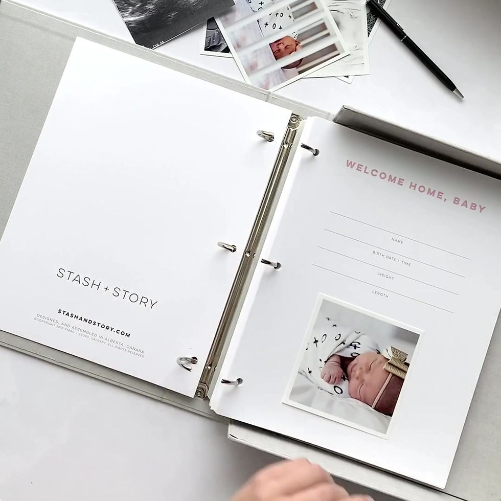Thumbnail: baby keepsake album