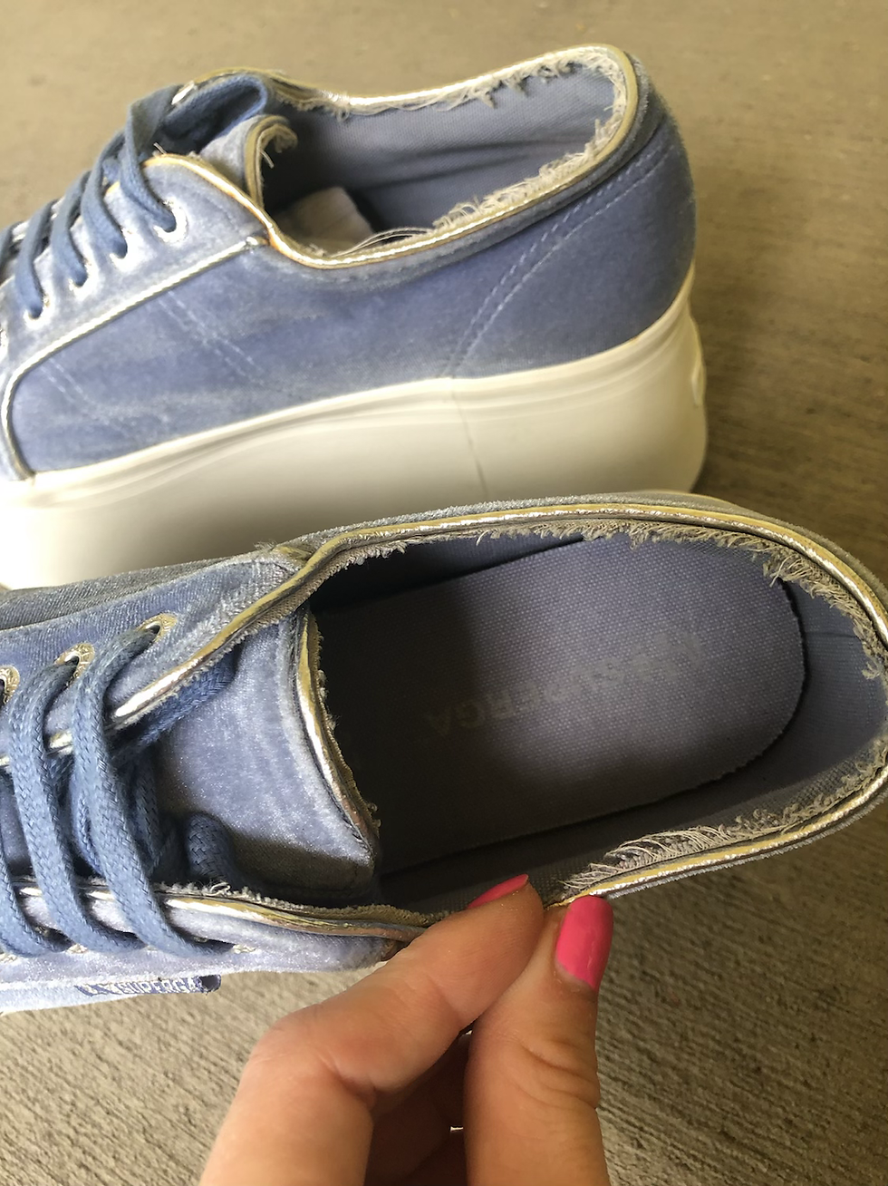 Thumbnail: Vintage Superga Platform Sneakers Size 6.5
