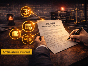 Договір на рекламні послуги: ключові умови, без яких бізнес втрачає контроль над бюджетом, акаунтами і рекламними матеріалами.