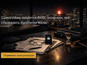 Самостійне закриття ФОП: помилки, які створюють проблеми після