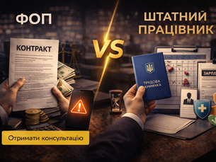 ФОП чи штатний працівник: порівняння моделей співпраці, юридичні та фінансові ризики і що насправді вигідніше для бізнесу.