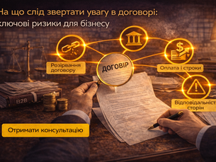 На що слід звертати увагу в договорі бізнесу: приховані ризики, типові помилки і чому стандартні договори не захищають.