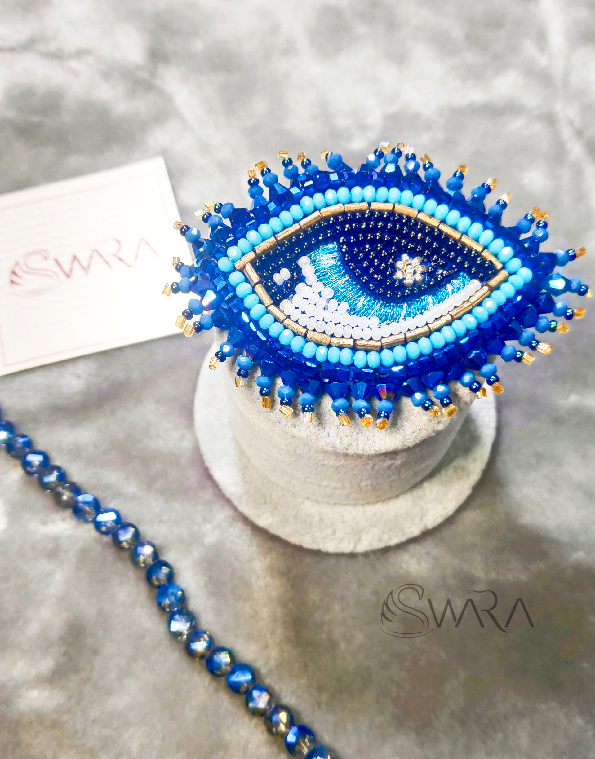 Evil Eye Brooch
