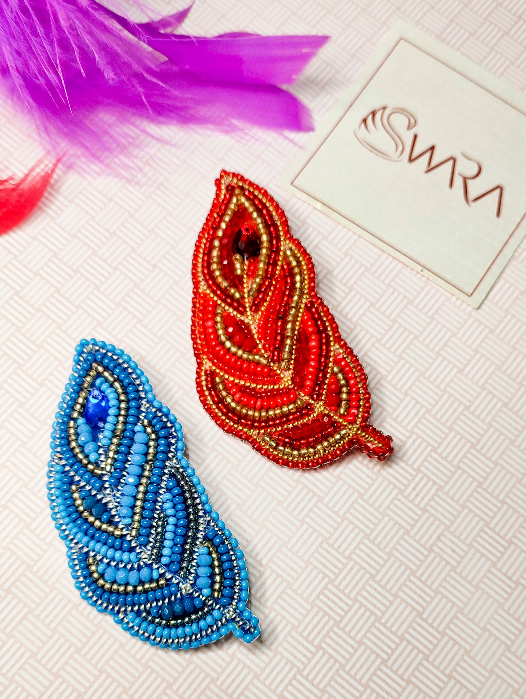 Feather Brooch