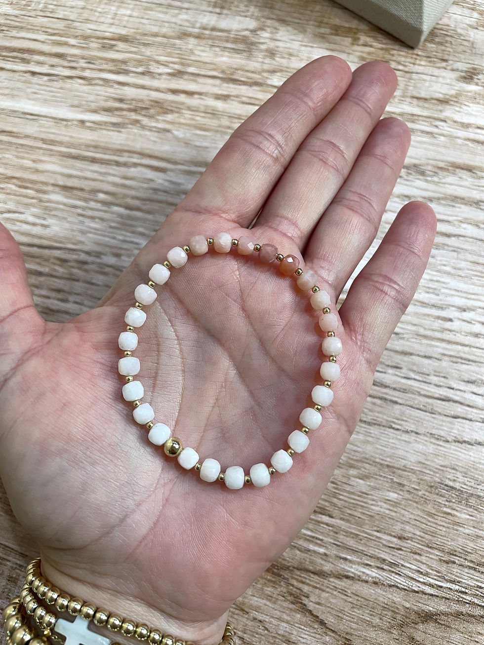Thumbnail: Peruvian Pink Opal Bracelet