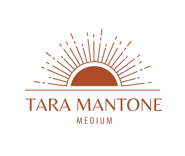 Logo with sun and Tara Mantone written underneath