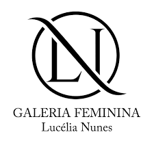 Logo Galeria Feminina: iniciais LN, Lucélia Nunes