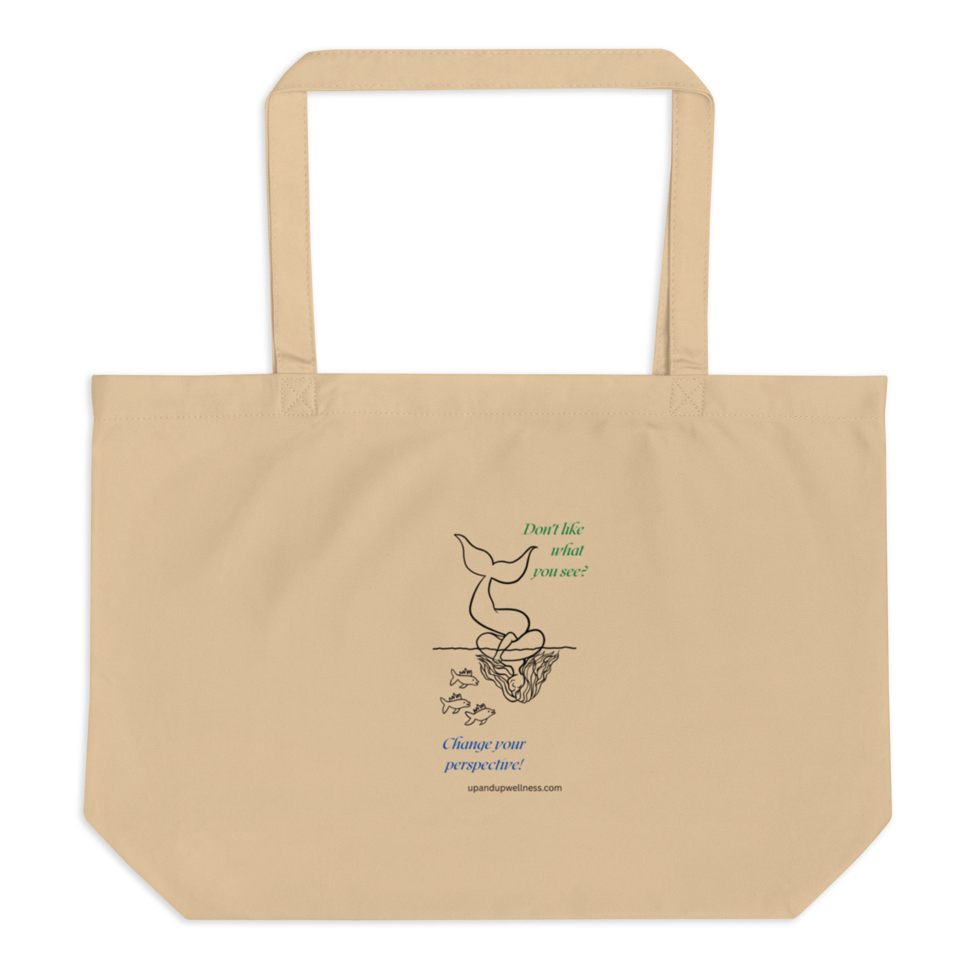 Large organic tote bag