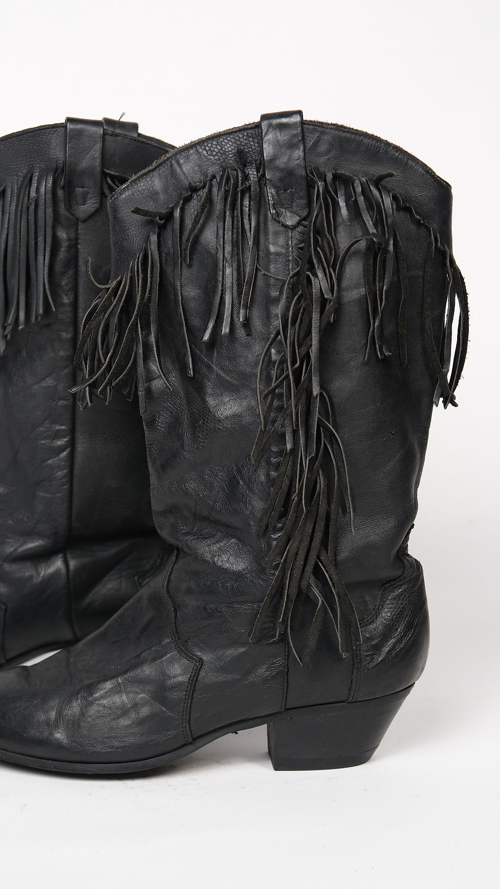 Thumbnail: 1980s Fringe Cowboy Boots | Size 5.5