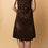 Thumbnail: 1970s Velvet Baby Doll Dress | Size 10