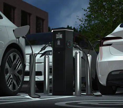 The Hex is an ideal solution for busy public car parks. Offering a seamless charging experience for EV drivers.