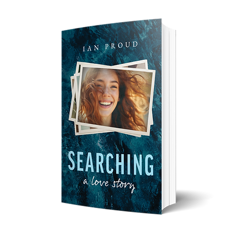 Searching, a love story signed paperback (UK and Ireland delivery)