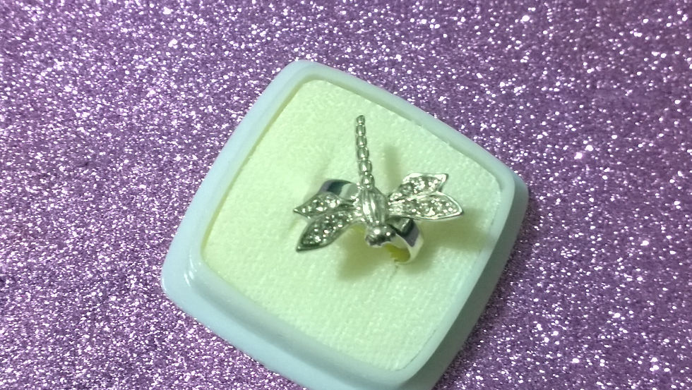 Miniatura: Anillo De Libelula En Plata 925 Con Circonias