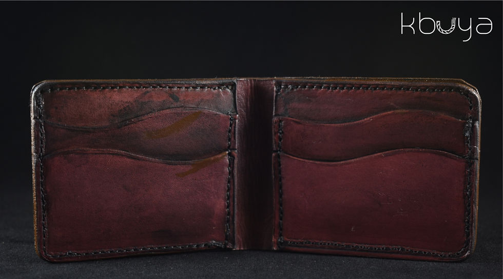 Thumbnail: Billetera de cuero genuino ‘Bi-Fold’