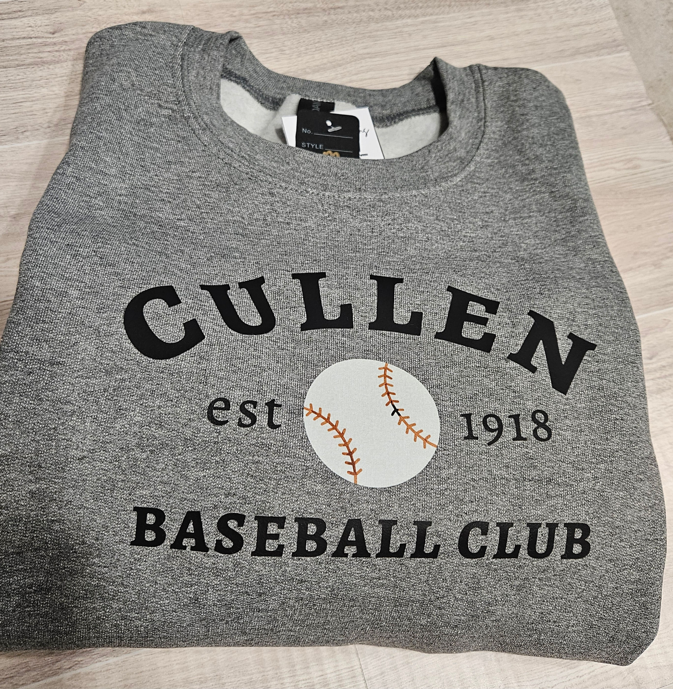 vampire baseball crewneck