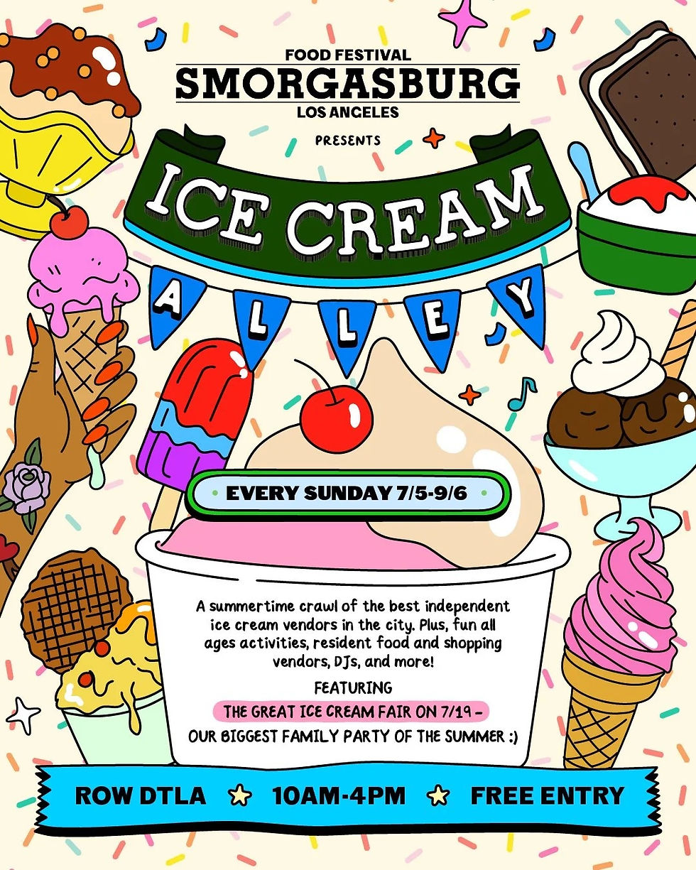 Smorgasburg - Ice Cream Alley