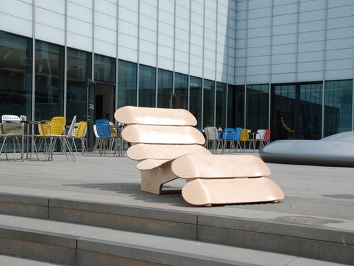 Workplace furniture with a playful side