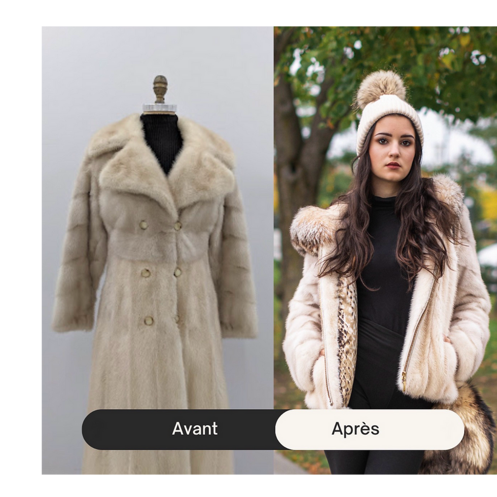 Remodelage de manteau en vison