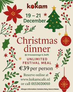 Christmas Dinner flyer 2025