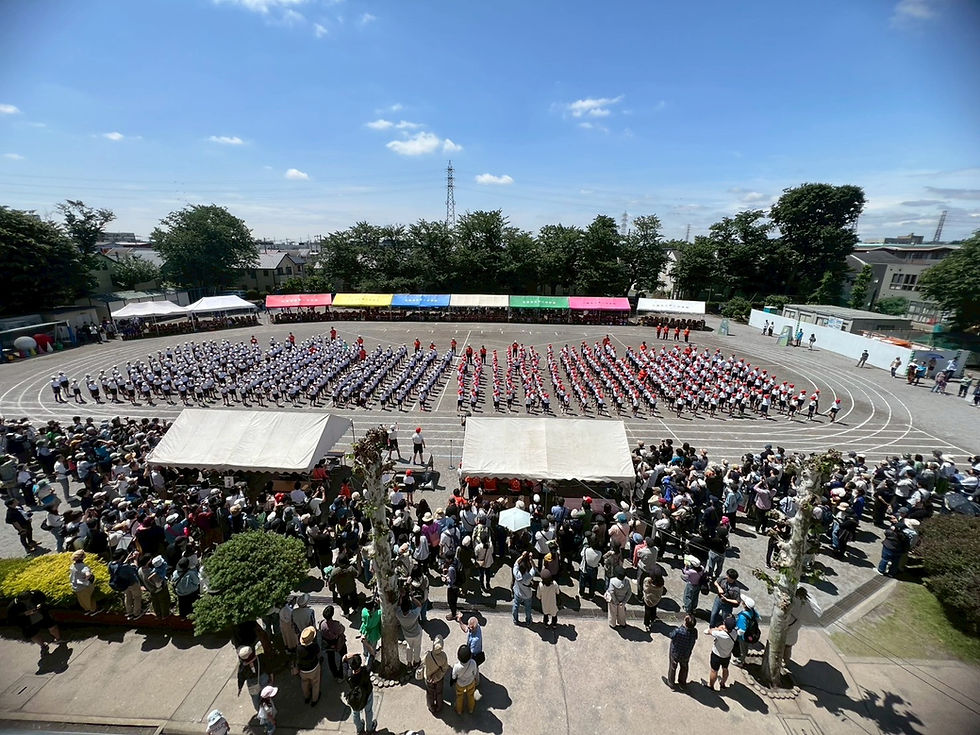井口小の運動会が開催されました。