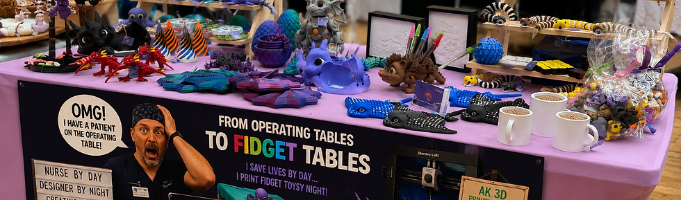 AK 3D Printing Shop 3D printed products