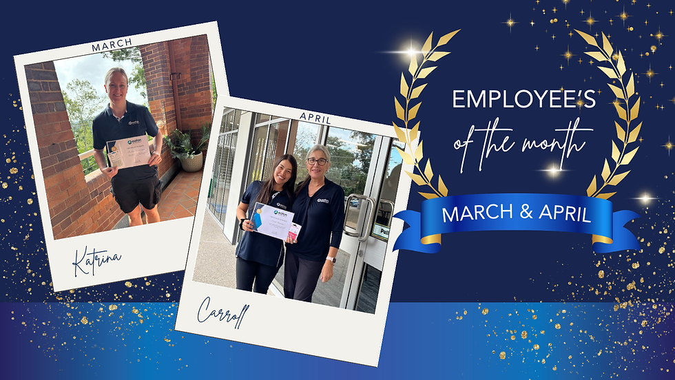 Employees of the Month for March & April