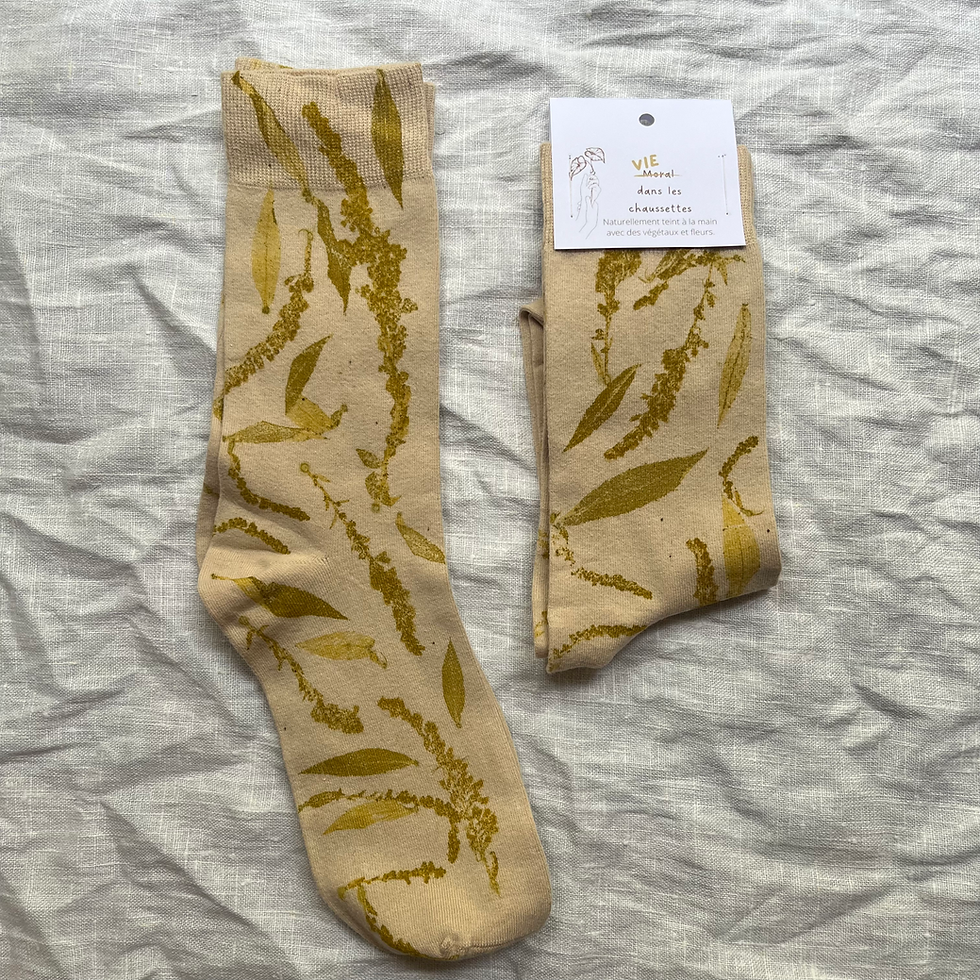 Chaussette " Verge d'or "