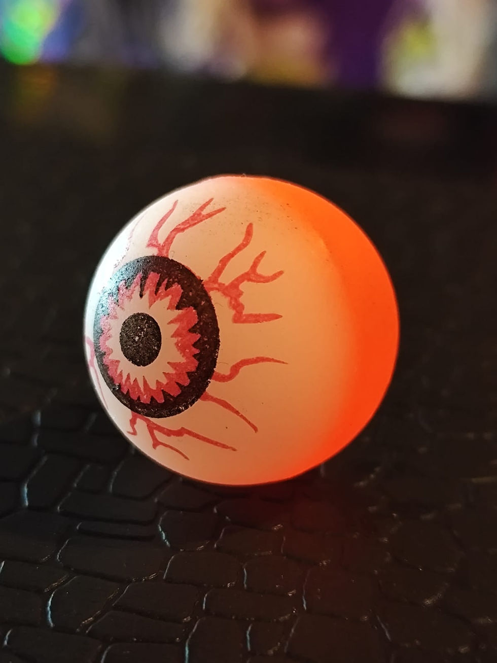 Ojo saltarín pelota halloween