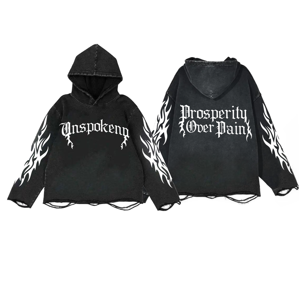 UnspokennDistressedHoodie