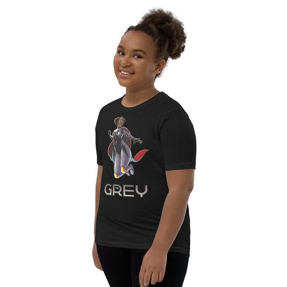 Thumbnail: "The Grey" Youth Short Sleeve T-Shirt
